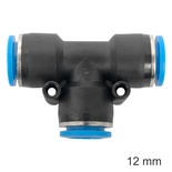 PU HOSE FITTING TEE 12MM