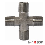 CROSS TYPE CONNBECTOR MMMM 1/4'