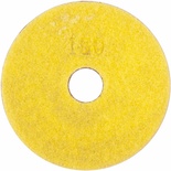 100MM DIAMOND WET POLISHING PAD 150 GRIT YELLOW