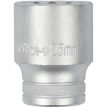 SOCKET 25MM X 33.8MM 1/2' DRIVE CRV 12 POINT