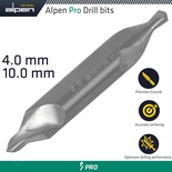 ALPEN SC CENTREDRILL 4.0X10.00