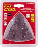 OSCILLATING SANDPAPER A/O 93MM 10PC DELTA SHAPE 120GRIT