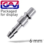 QUICK COUPLER/INSERTS ARO 6MM 2 PACKAGED