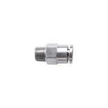 METAL PU FITTING STRAIGHT 6MM X 1/8' M