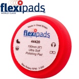 150 X 50MM RED HOOK AND LOOP POLISHING FOAM ULTRA SOFT