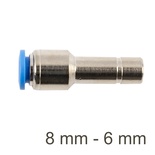 RED INSERT STR. PU 8MM - 6MM