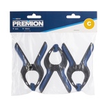 Premion - Plastic Spring Clamps - 4"- 3Pcs