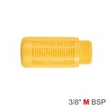 PLASTIC BREATHER SILENCER 3/8' M ORANGE