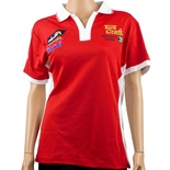 VERMONT LADIES GOLF SHIRT RED LARGE