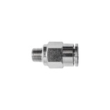 METAL PU FITTING STRAIGHT 10MM X 1/8' M