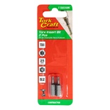 TORX TX 8 CLASSIC INSERT BIT 25MM 2PC CARDED