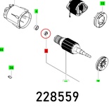 BALL BEARING 608 2Z C3 DIN 625