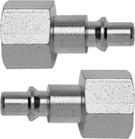 QUICK COUPLER/INSERTS ARO 3/8'F 2 PACKAGED