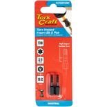 TORX TX 8 IMPACT INSERT BIT 25MM 2PC CARDED