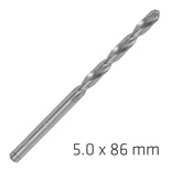 ALPEN PRO HSS 5MM DRILL DIN 338 RN 135 SPLIT POINT PLASTIC WALLET  (1