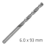 ALPEN PRO HSS 6MM DRILL DIN 338 RN 135 SPLIT POINT PLASTIC WALLET  (1