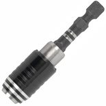 QUICK CHANGE BIT HOLDER 1/4' 65MM CARDED