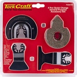 QUICK CHANGE OSCILLATING GENERAL PURPOSE ACCESSORY KIT 4PC