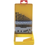 DRILL BIT SET 13PCE ROLL FORGED METAL CASE