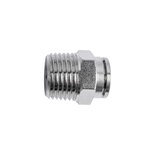 METAL PU FITTING STRAIGHT 12MM X 1/2' M
