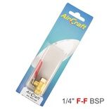 BALL VALVE 1/4' FF 1PC  PACK