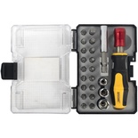 S/DRIVER INSERT & SOCKET BIT SET 23PC WITH BIT HOLDER