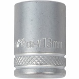 SOCKET 13MM 1/4' DRIVE CRV  12 POINT