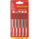 T-SHANK JIGSAW BLADE FOR WOOD 4MM 6TPI 100MM 5PC