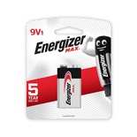 ENERGIZER MAX  9V 1 PACK (MOQ12)
