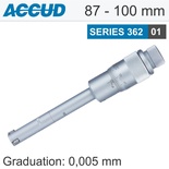 3 POINTS INSIDE MICROMETER 87-100MM 0.005MM ACC. 0.005MM GRAD.