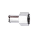 METAL PU FITTING STRAIGHT 8MM 3/8' F