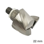 CUTTER 22MM /LOCK MORTICER FOR ALUMINIUM NEW SCREW TYPE