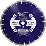 DIAMOND BLADE 350x25.4MM ASPHALT LASER WELDED SEGMENTED TAR