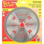 BLADE TCT 210 X 60T 30/1/20/16 GENERAL PURPOSE CROSS CUT