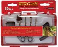 CUTTING CARVING SANDING SET 50 PCE MINI