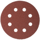 SANDING DISC 115MM 60 GRIT WITH HOLES 10/PK HOOK AND LOOP