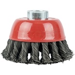 WIRE CUP BRUSH TWISTED 80MM x M14 BLISTER