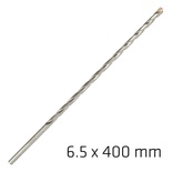 MASONRY DRILL BIT LONG LIFE 6.5 X 400MM