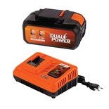 Dual Power - 40V Li-ION Samsung Battery and Charger - Combo