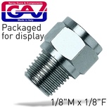 TAPER REDUCER BUSH 1/8 M X 1/8 F PACKAGED