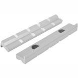 VICE JAWS MAGNETIC ALUM. 200MM X 32MM 2PC PRISM FACE