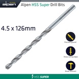 HSS DRILL BIT LONG 4.5 X 126MM BULK