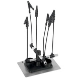 AIRBRUSH HOLDER WITH 6 CLIPS