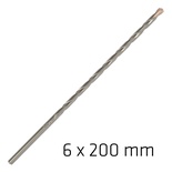 MASONRY BIT LONG LIFE 6 X 200MM