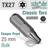 TORX TAMPER RESIST T27 25MM