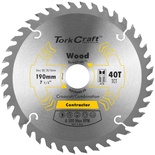 BLADE CONTRACTOR 190 X 40T 30/20/16 CIRCULAR SAW TCT