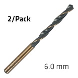 HSS SPRINT MASTER  6.0MM X2 SLEEVED DIN338 ALPEN DRILL BIT