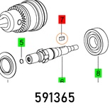 FEATHER KEY EV 16