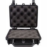 HARD CASE 190X170X60MM OD WITH FOAM BLACK WATER & DUST PROOF(171305)