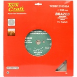 DIAMOND BLADE BRAZED 350 X 25.4MM FOR ASPHALT TAR